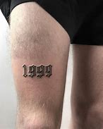 Image result for 1999 Tattoo Font