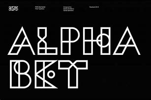 Image result for Geometric Fonts