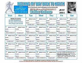 Image result for Today Show Walking Challenge Sheet