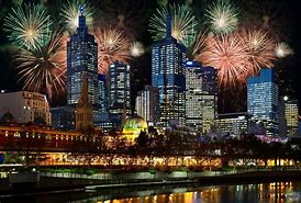 Image result for Melbourne New Year Fireworks