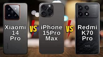 Image result for Xiaomi K70 vs iPhone 15 Pro Max