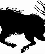 Image result for Black Unicorn Silhouette