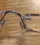 Image result for Replacement Eyeglass End Piece with Hinge for Frameless Glasses
