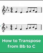 Image result for B Flat Transposition Chart