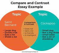 Image result for Meaning of Compare and Contrast