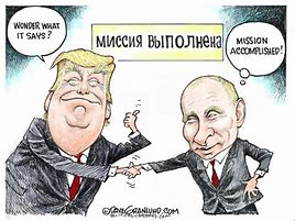 Image result for Cartoon Putin Trump 2020