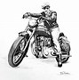 Image result for Vintage Motorcycle Line Drawing