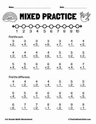Image result for Grade 1 Practice Worksheets