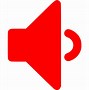 Image result for Red Volume Icon
