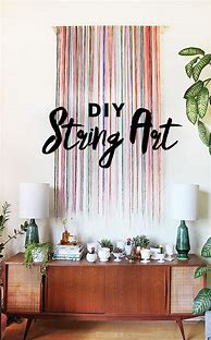 Image result for DIY Hanging Wall Art