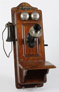 Image result for Old Wall Phone with a Button On Side