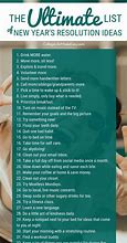 Image result for New Year Resolution List 2018