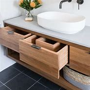 Image result for Bathroom Vanities with Drawers