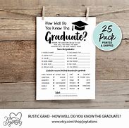 Image result for How Well Do You Know the Graduate Template