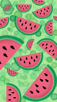 Image result for iPhone X Front Screen Back Ground Watermelon