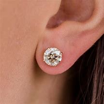 Image result for 2 Carat Earrings