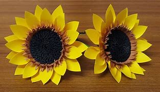 Image result for Sunflower Paper Flowers