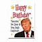 Image result for Trump Happy Birthday Card