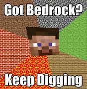 Image result for Minecraft Bedrock Memes