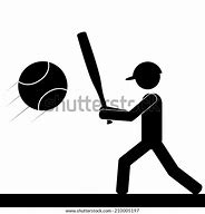 Image result for Baseball Stick Figure