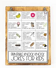 Image result for knock knock jokes kids