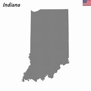 Image result for Big Indiana State Map
