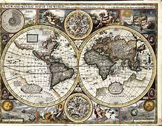 Image result for Old Map of the World