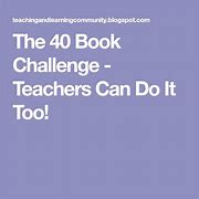 Image result for Book Challenge Process
