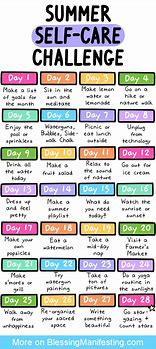 Image result for 6 Month Self-Care Challenge