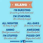 Image result for English Slang Words