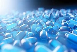 Image result for Pill Capsule with Two Shades of Blue and a 513 On It