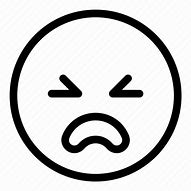 Image result for Stressed Emoji Face