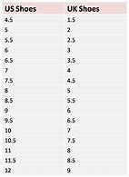 Image result for Shoe Size Chart Women UK US