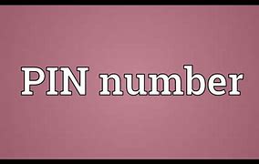 Image result for Forgot My Pin Number