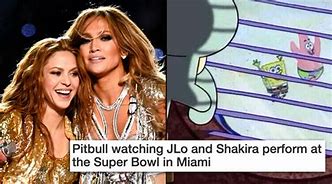 Image result for Shakira Super Bowl Meme