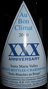 Image result for Au Bon Climat Chardonnay Nuits Blanches au Bouge Singular