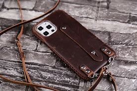 Image result for Leather Front and Back iPhone 13 Pro Max Case