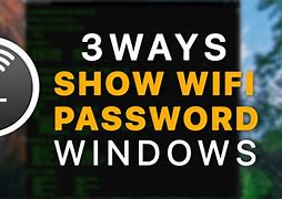 Image result for Wifi Password Show