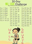 Image result for Wall Squat Challenge
