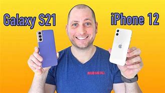 Image result for Samsung 2.1 vs iPhone 12