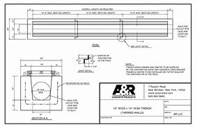 Image result for Concrete Trench Drain Detail