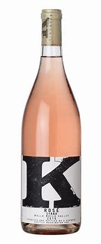 Image result for K Vintners Syrah Rose Walla Walla Valley