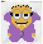 Image result for Minion Pixel Art King Bob Detailed