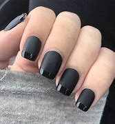 Image result for Matte Black Nails