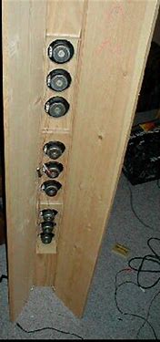 Image result for DIY Open Baffle Line Array Speakers