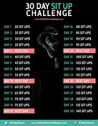 Image result for Sit Up Chart