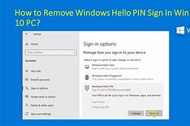 Image result for Disable Windows Hello Pin