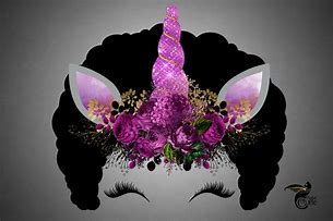 Image result for Afro Unicorn Clip Art