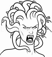 Image result for Medusa Goddess Drawing