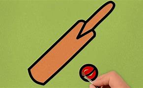 Image result for How to Draw Cricket Bat